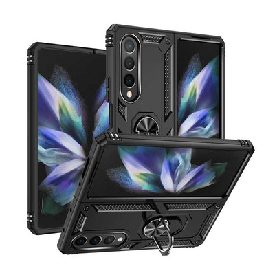 Galaxy Z Fold 4 Kılıf Zore Vega Kapak Siyah