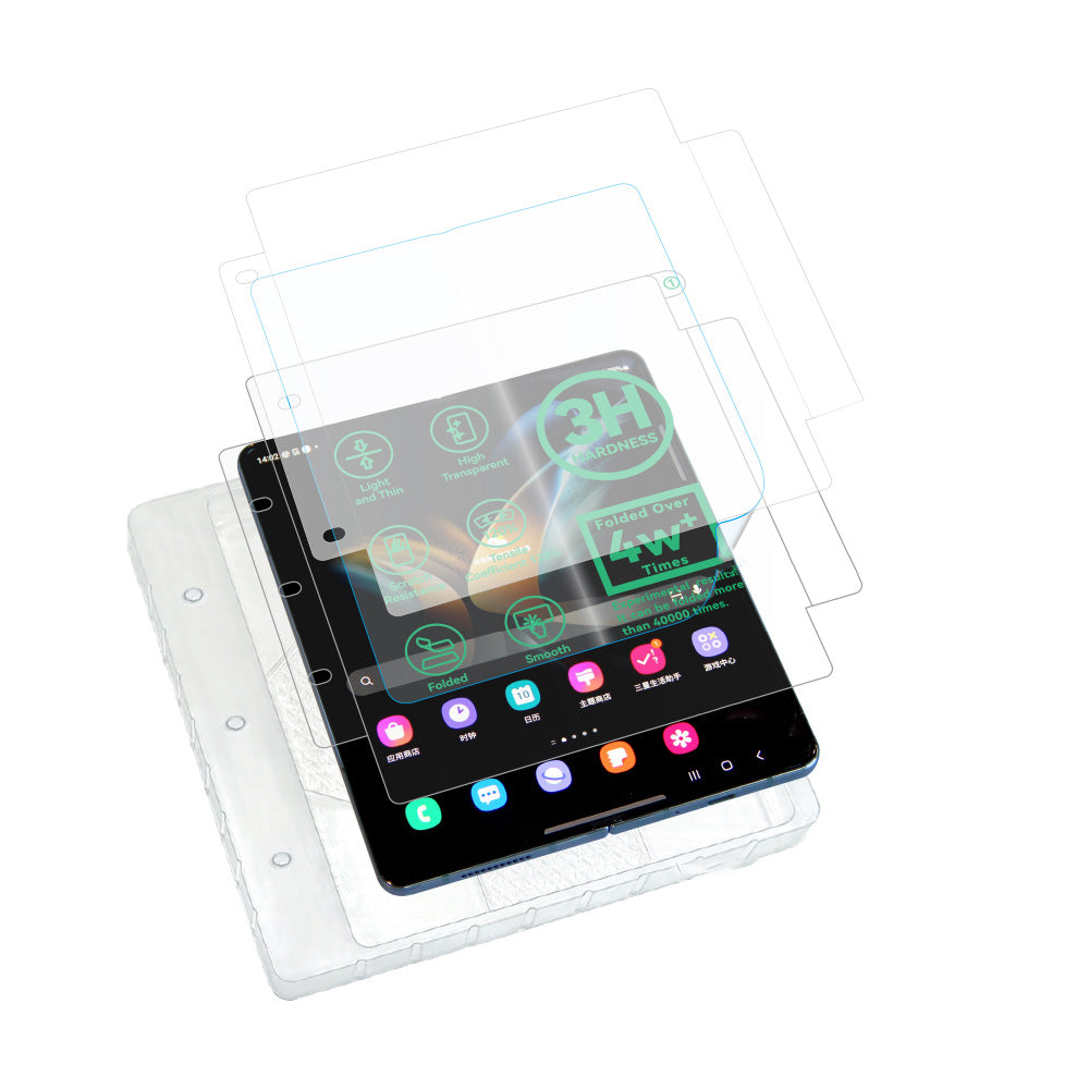 Galaxy Z Fold 4 Zore Hizalama Aparatlı S-Fit Body Ekran Koruyucu Renksiz