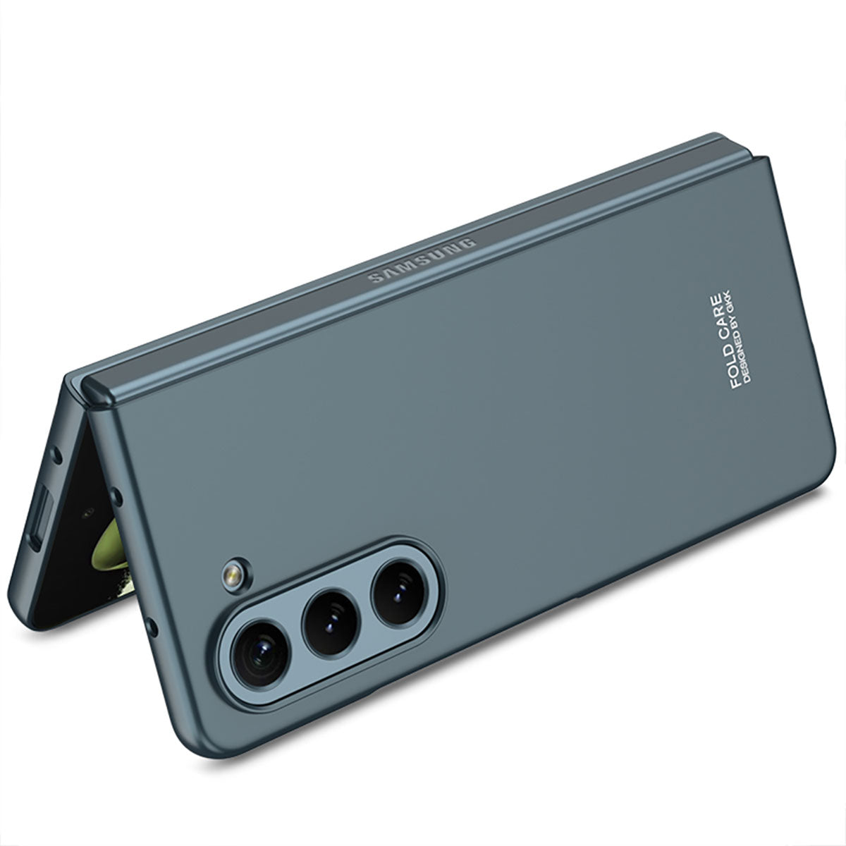 Galaxy Z Fold 5 Kılıf Zore Sert Kıpta Kapak Siyah