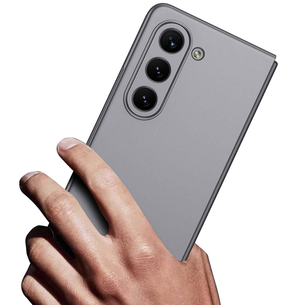 Galaxy Z Fold 5 Kılıf Zore Sert Kıpta Kapak Kırmızı
