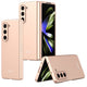 Galaxy Z Fold 5 Kılıf Zore Sert Kıpta Kapak Rose Gold