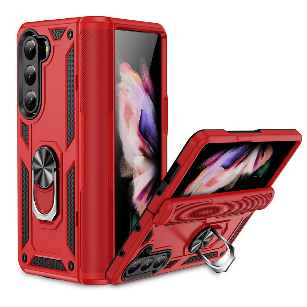 Galaxy Z Fold 5 Kılıf Zore Vega Kapak Siyah