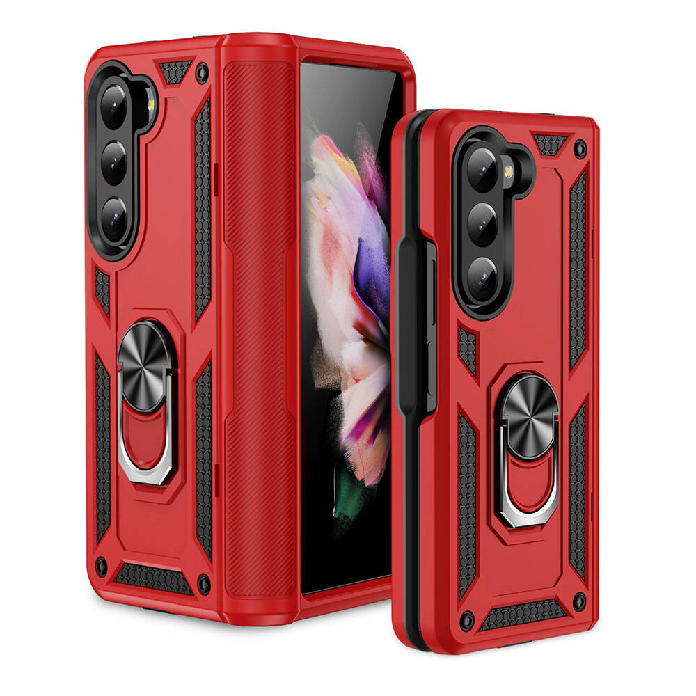 Galaxy Z Fold 5 Kılıf Zore Vega Kapak Siyah