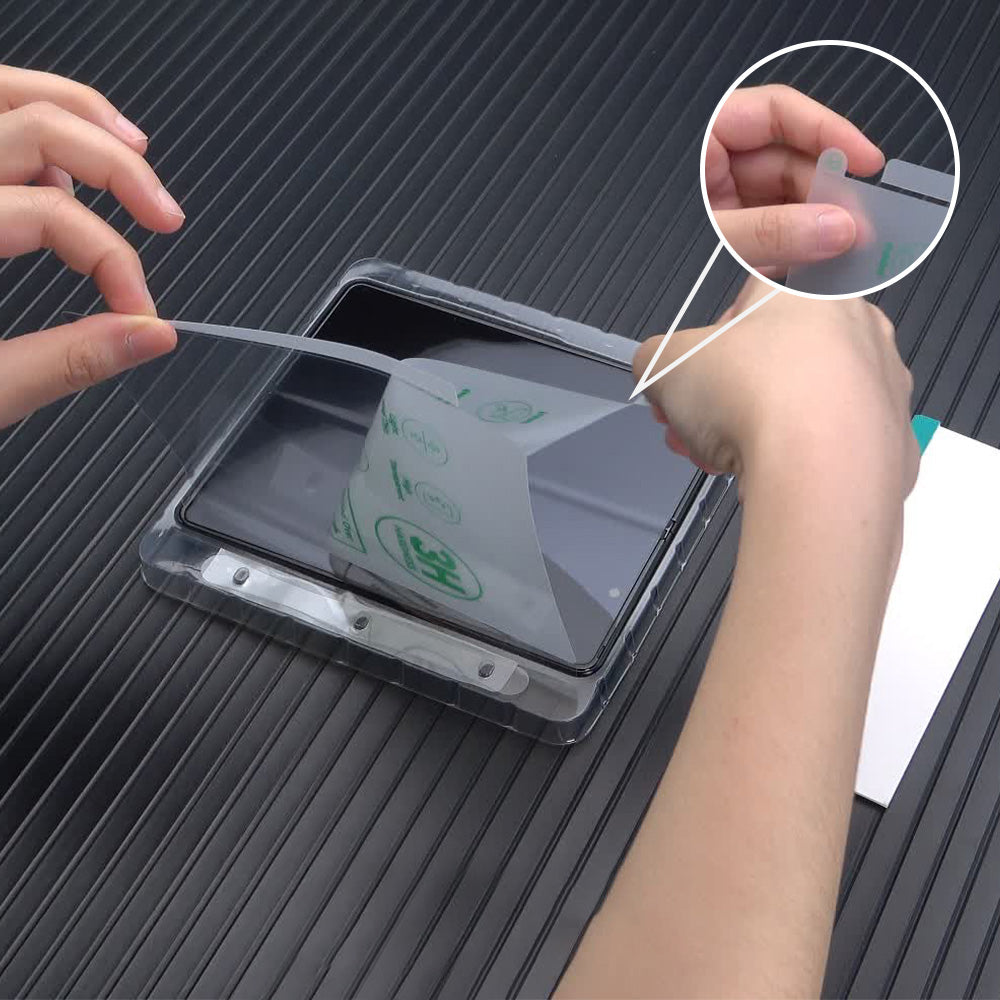 Galaxy Z Fold 5 Zore Hizalama Aparatlı S-Fit Body Ekran Koruyucu Renksiz
