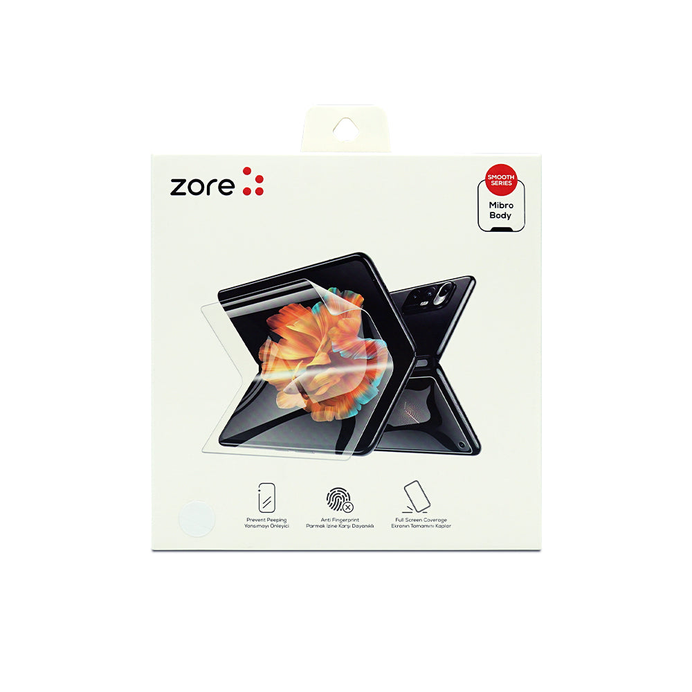 Galaxy Z Fold 5 Zore Hizalama Aparatlı S-Fit Body Ekran Koruyucu Renksiz