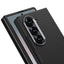 Galaxy Z Fold 6 Kılıf Kamera Korumalı Karbon Fiber Tasarımlı Arka Yüzey Zore Kıpta Karbon Kapak Lacivert