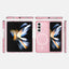 Galaxy Z Fold 6 Kılıf M-safe Şarj Özellikli Parlayan Simli Saydam Renkli Zore Allstar Kapak Mor