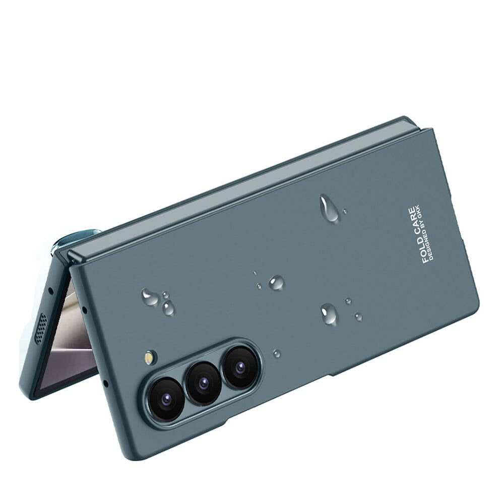 Galaxy Z Fold 6 Kılıf Zore Sert Kıpta Kapak Siyah