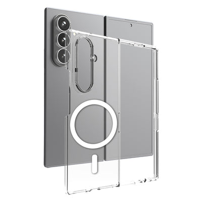 Galaxy Z Fold 7 Kılıf Kamera Korumalı M-safe Sert PC Zore Porto Kapak Şeffaf