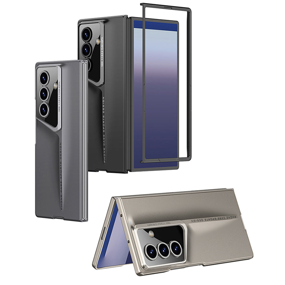 Galaxy Z Fold 7 Kılıf Ultra İnce Kamera Korumalı Sert Rubber Zore Procase Kapak Siyah