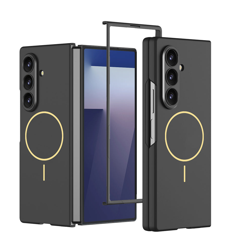 Galaxy Z Fold 7 Kılıf Wireless Şarj Özellikli Zore Kıpta M-safe Kapak