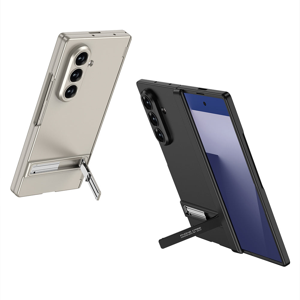 Galaxy Z Fold 7 Kılıf Zore Kıpta Standlı Kapak Yeşil