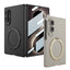 Galaxy Z Fold 8 Kılıf M-safe Şarj Özellikli Zore Kıpta Yüzüklü Kamera Korumalı Kapak