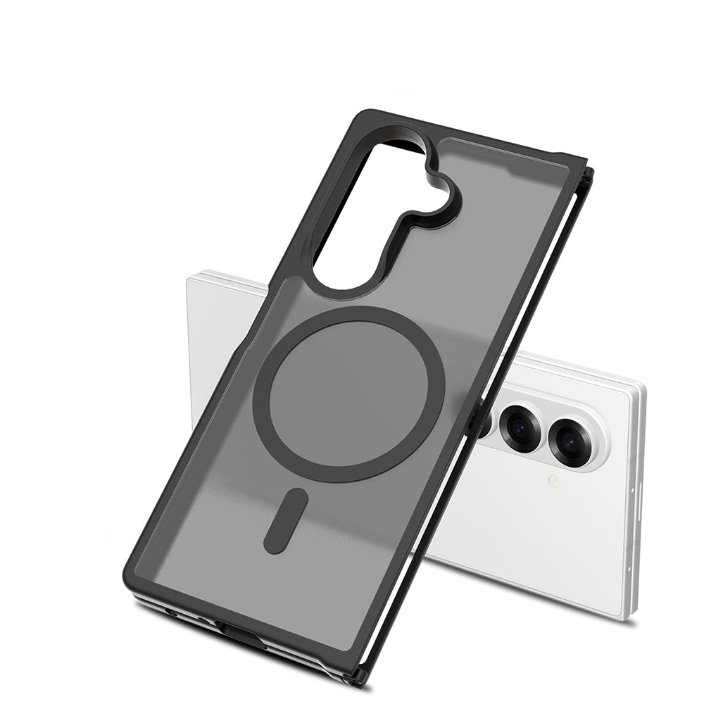 Galaxy Z Fold 8 Ultra Kılıf M-Safe Şarj Özellikli Kamera Korumalı Zore Lunex Kapak