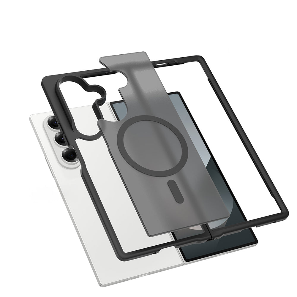 Galaxy Z Fold 8 Ultra Kılıf M-Safe Şarj Özellikli Kamera Korumalı Zore Lunex Kapak