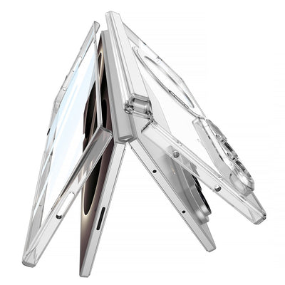 Galaxy Z Fold 8 Ultra M-safe Şarj Özellikli Zore Kıpta KPT-02 Standlı Kapak