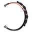 Gear S2 Zore KRD-112 20mm Orbital Örgülü Halat Tasarımlı Naylon Kumaş Hasır Kordon Gri