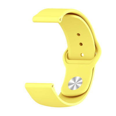 Gear S3 KRD-11 22mm Silikon Kordon Sarı