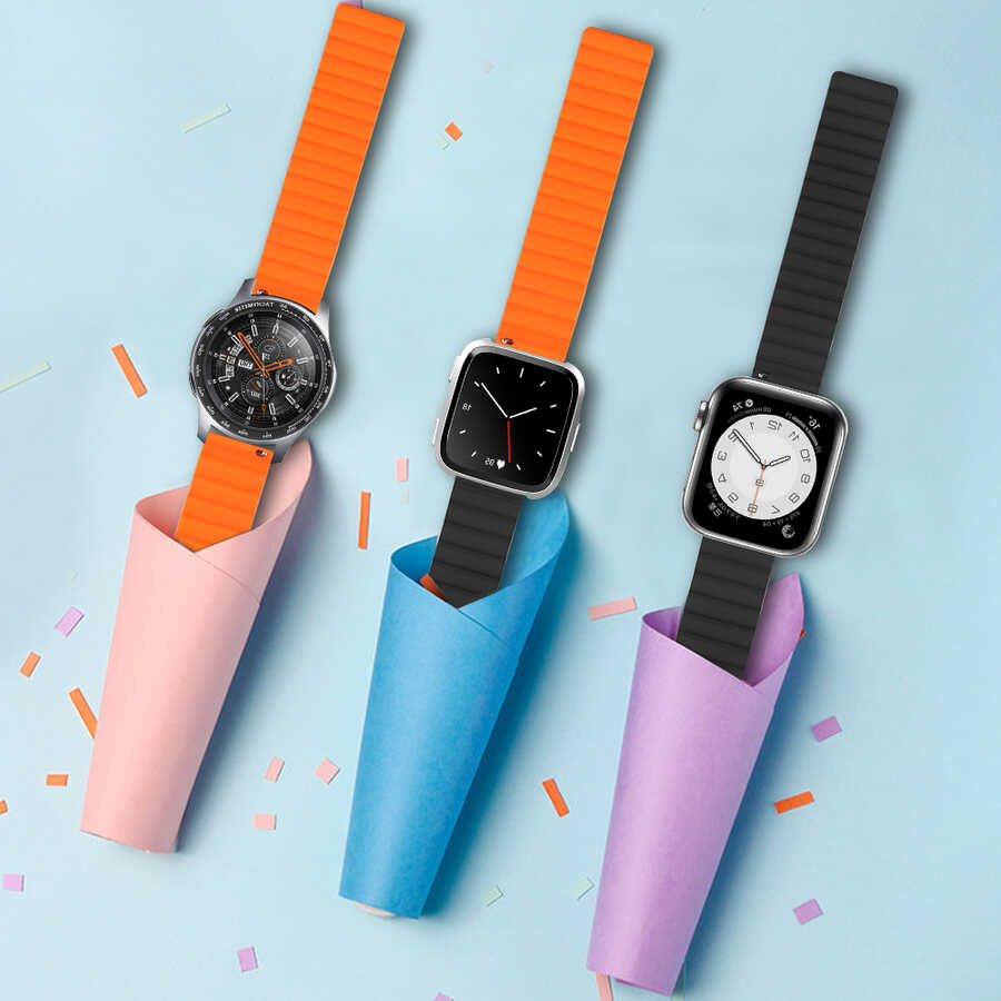 Gear S3 KRD-52 Kordon Siyah-Sarı