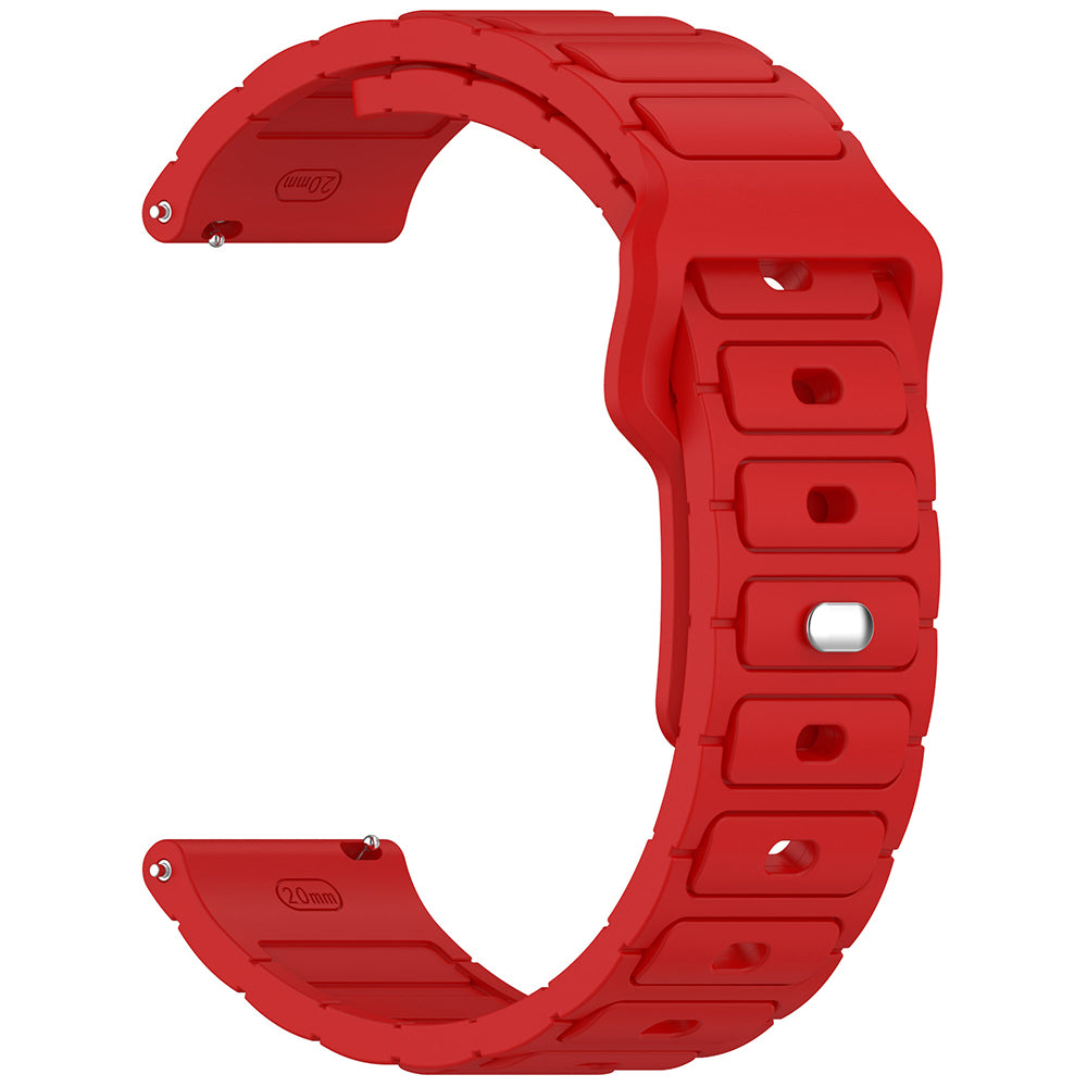 Gear S3 Zore KRD-132 22mm Silikon Kordon Strap Kayış Starlight