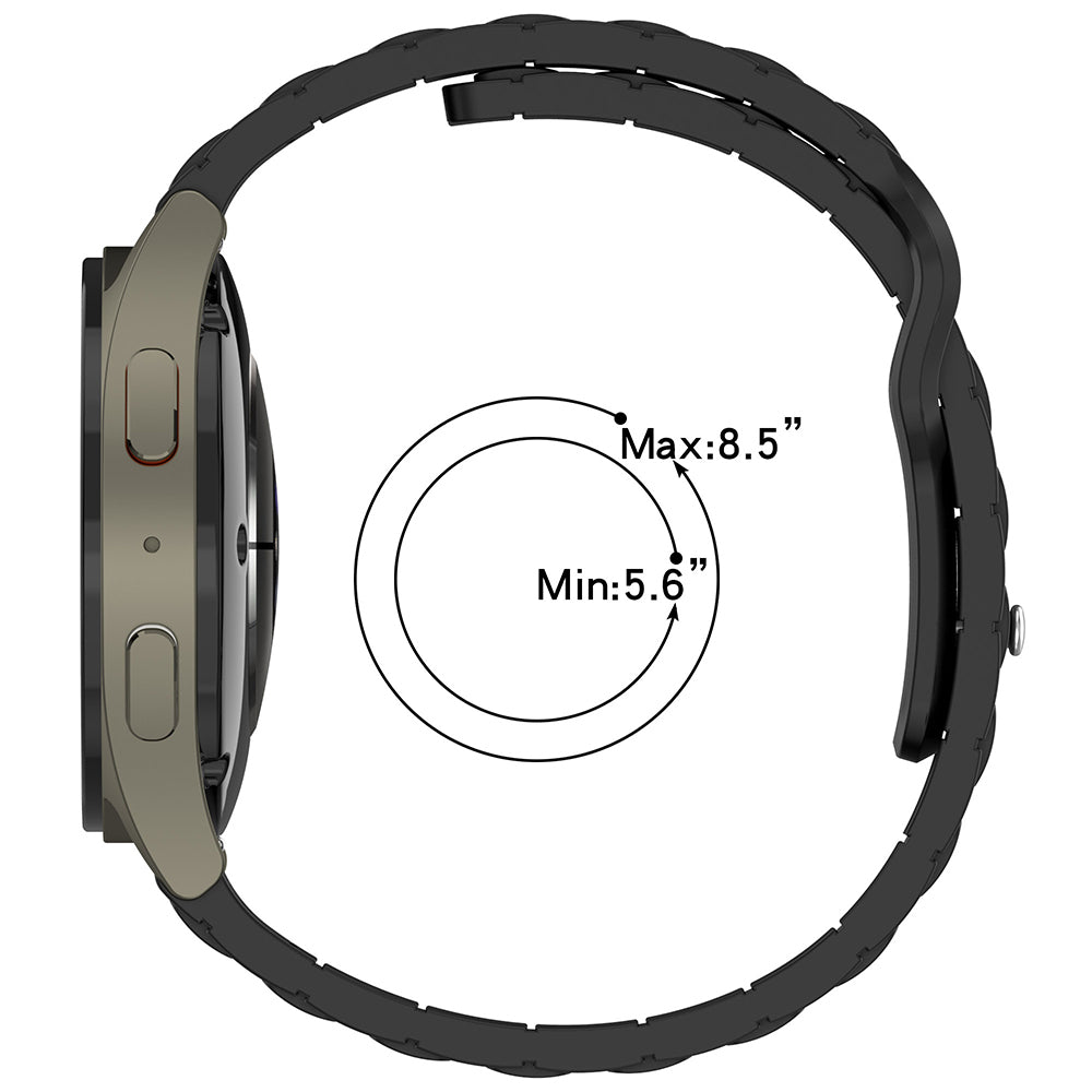 Gear S3 Zore KRD-132 22mm Silikon Kordon Strap Kayış Siyah