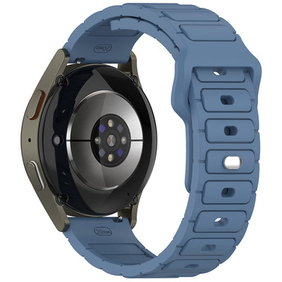 Gear S3 Zore KRD-132 22mm Silikon Kordon Strap Kayış Mavi