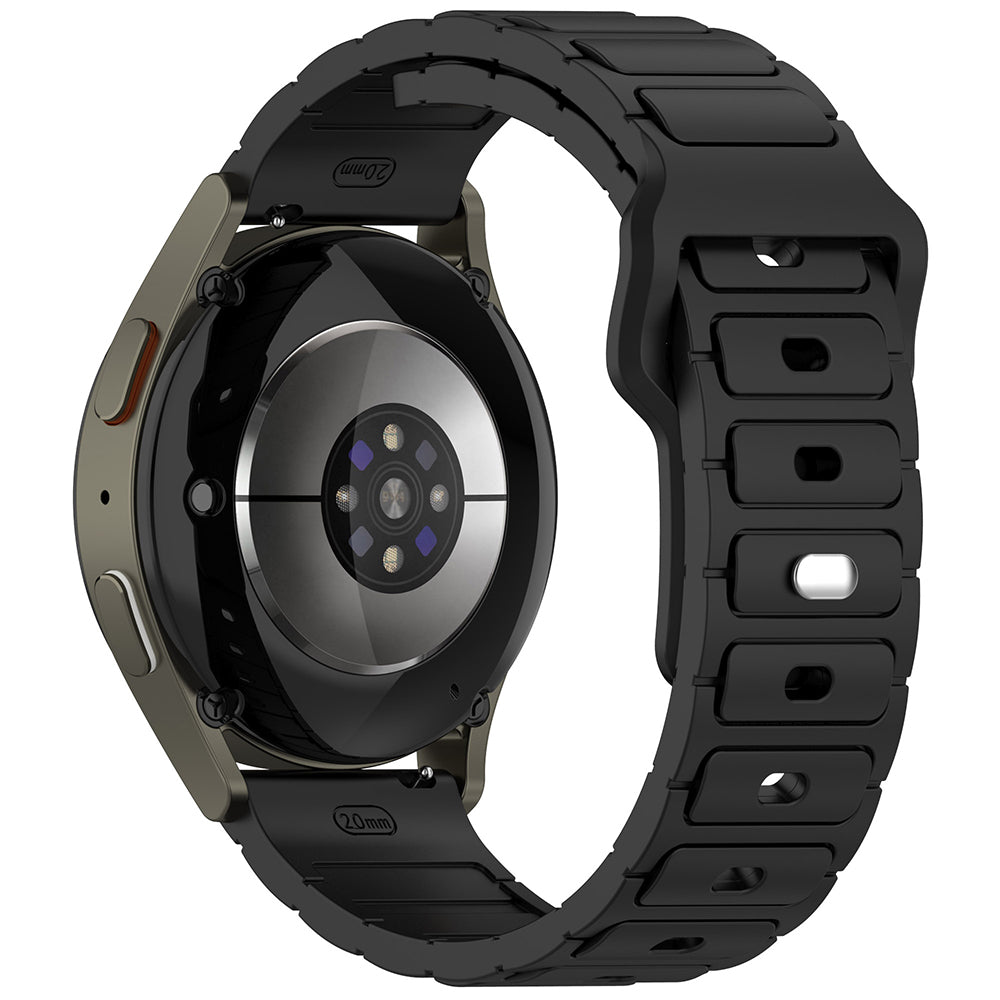 Gear S3 Zore KRD-132 22mm Silikon Kordon Strap Kayış Siyah