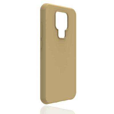 General Mobile 20 Kılıf Zore Biye Silikon Gold