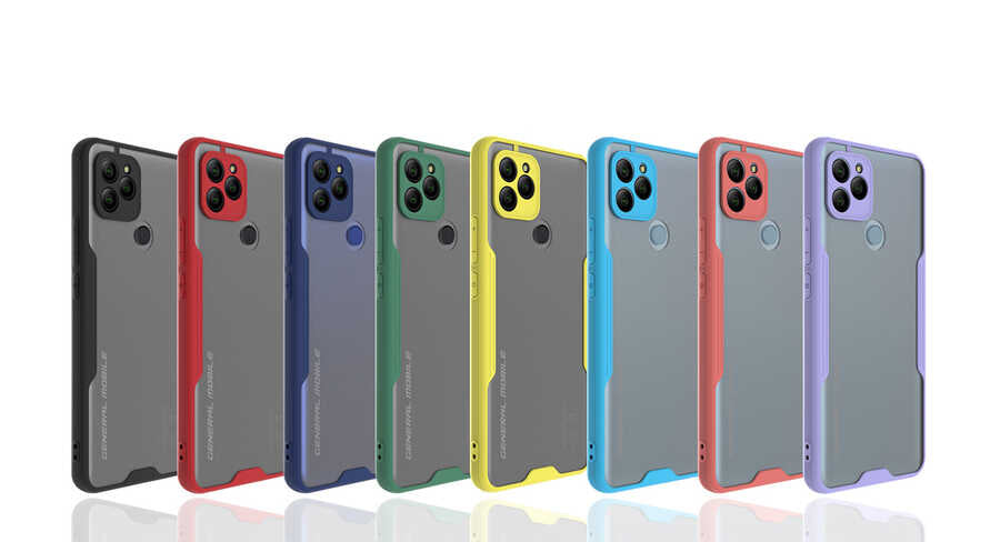 General Mobile 21 Kılıf Zore Parfe Kapak Kırmızı