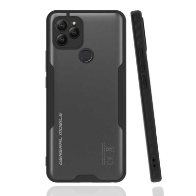General Mobile 21 Kılıf Zore Parfe Kapak Siyah