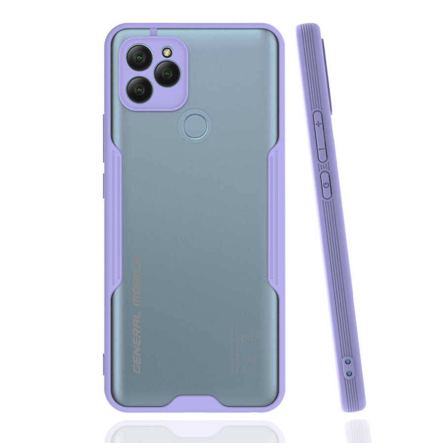 General Mobile 21 Kılıf Zore Parfe Kapak Mor