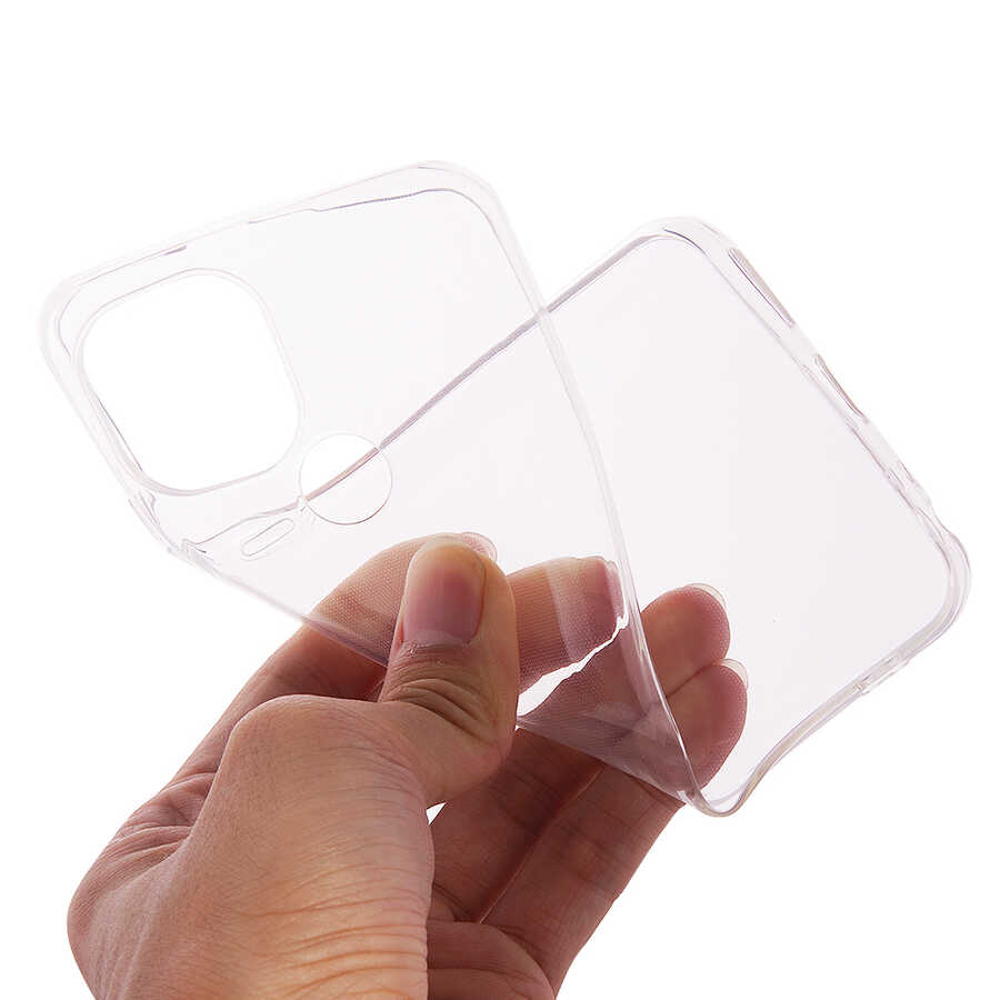 General Mobile 21 Kılıf Zore Süper Silikon Kapak Renksiz