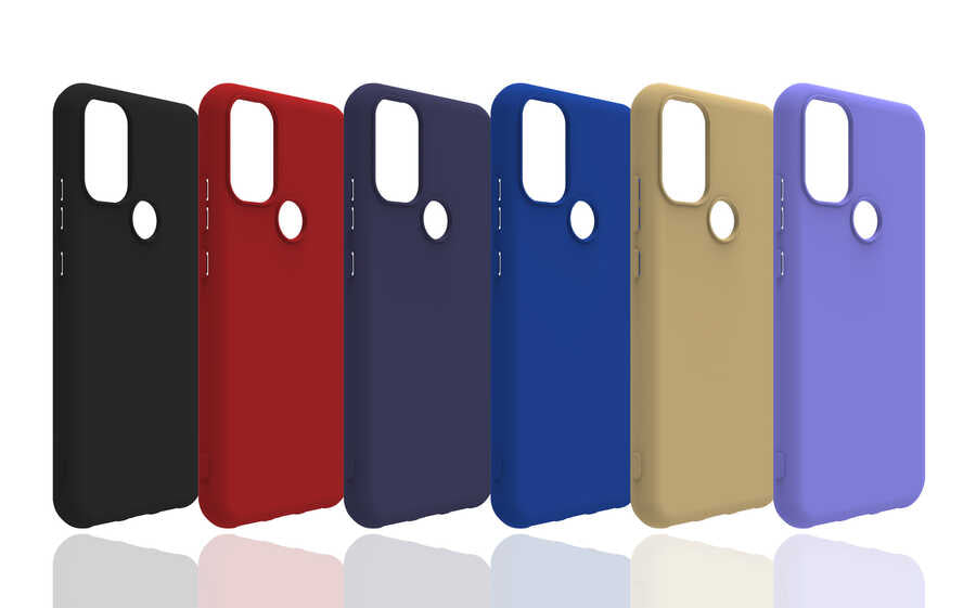 General Mobile 21 Plus Kılıf Zore Biye Silikon Siyah