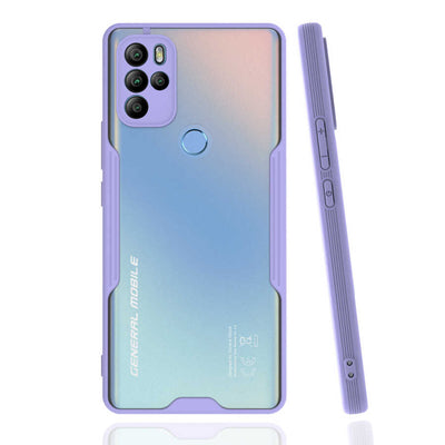 General Mobile 21 Pro Kılıf Zore Parfe Kapak Mor