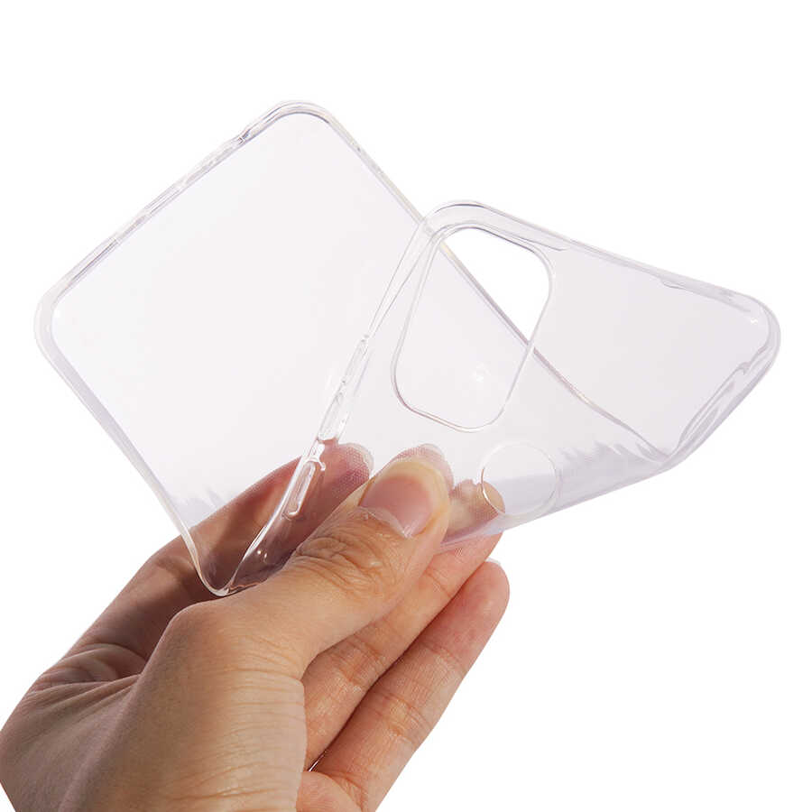 General Mobile 21 Pro Kılıf Zore Süper Silikon Kapak Renksiz