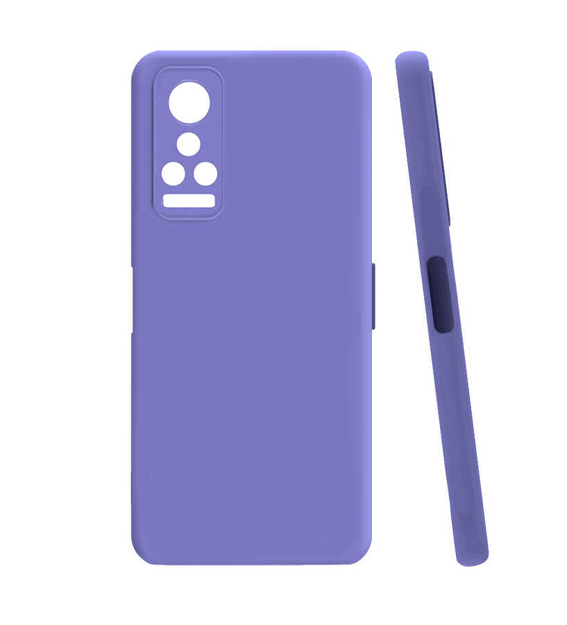General Mobile 22 Pro Kılıf Zore Biye Silikon Lila