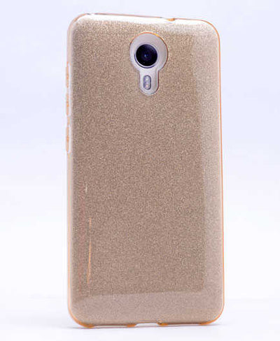 General Mobile 4G Android One Kılıf Zore Shining Silikon Gold