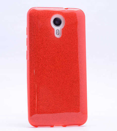 General Mobile 4G Android One Kılıf Zore Shining Silikon Kırmızı