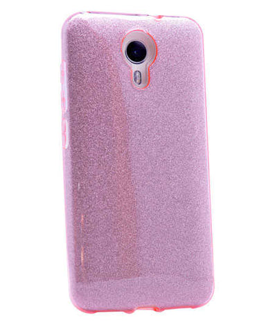 General Mobile 4G Android One Kılıf Zore Shining Silikon Rose Gold