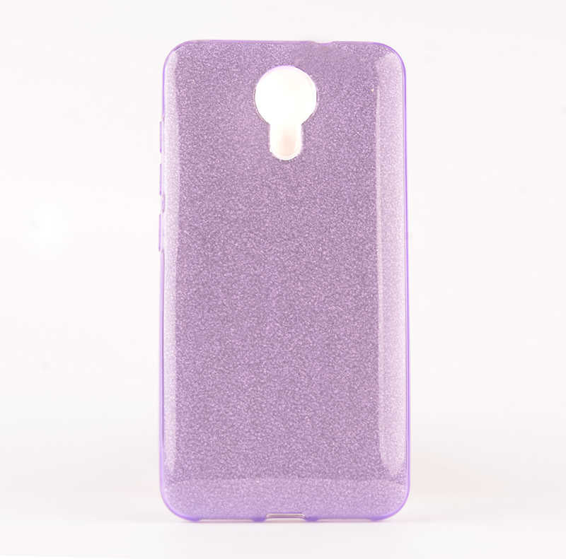 General Mobile 4G Android One Kılıf Zore Shining Silikon Mor