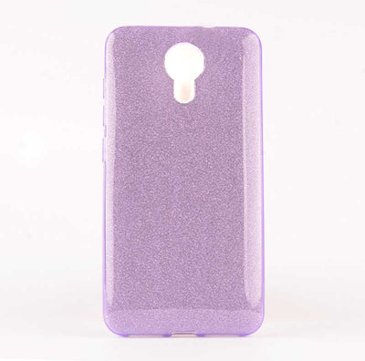 General Mobile 4G Android One Kılıf Zore Shining Silikon Mor