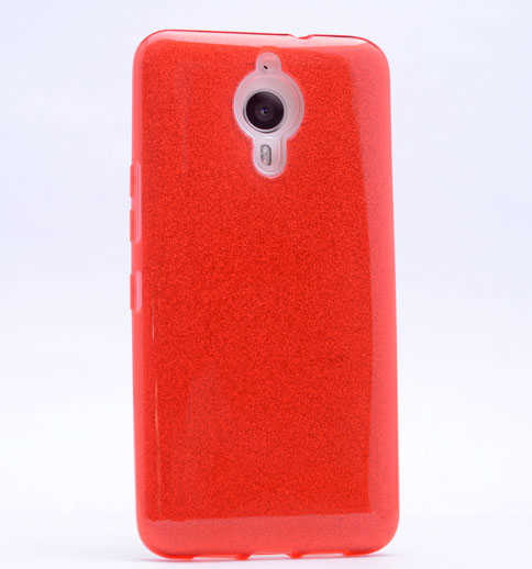 General Mobile 5 Plus Kılıf Zore Shining Silikon Kırmızı