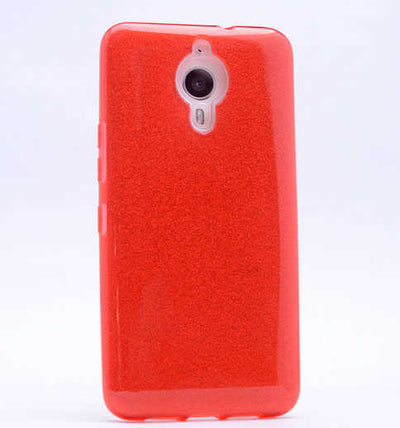 General Mobile 5 Plus Kılıf Zore Shining Silikon Kırmızı