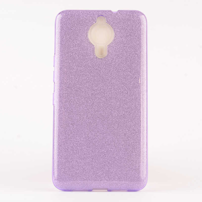 General Mobile 5 Plus Kılıf Zore Shining Silikon Mor