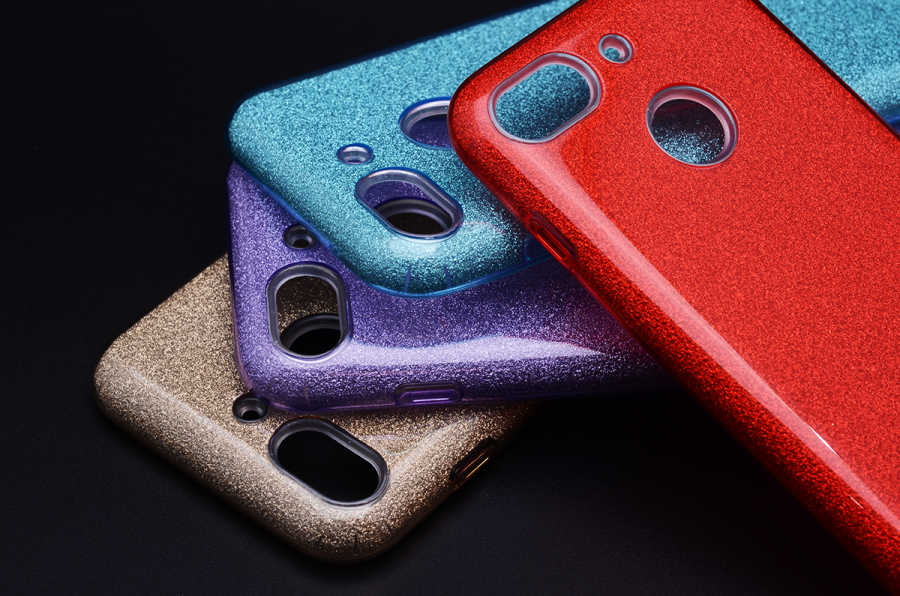 General Mobile 8 Go Kılıf Zore Shining Silikon Gümüş