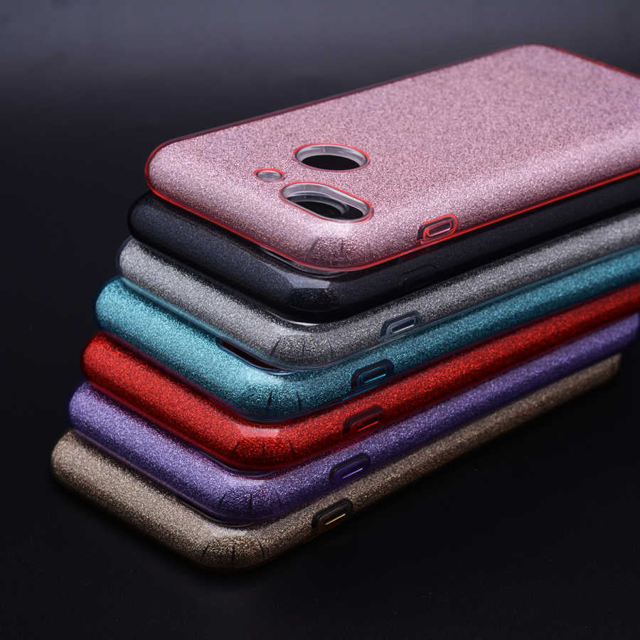 General Mobile 8 Go Kılıf Zore Shining Silikon Gümüş