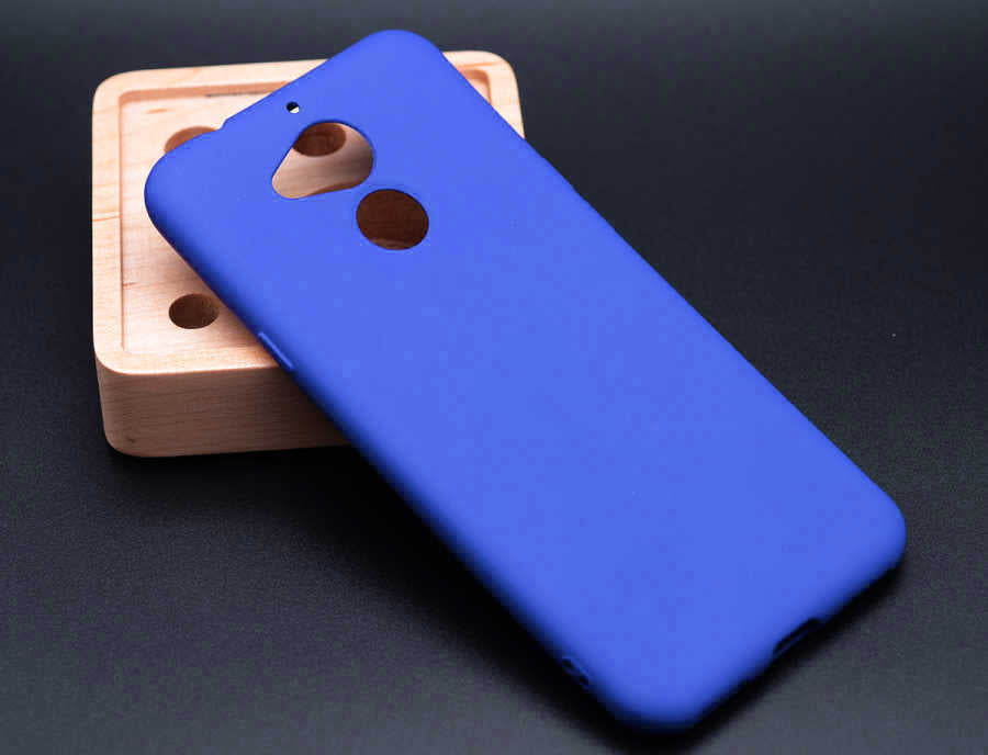 General Mobile 8 Kılıf Zore Premier Silikon Kapak Saks Mavi
