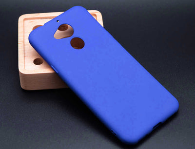 General Mobile 8 Kılıf Zore Premier Silikon Kapak Saks Mavi