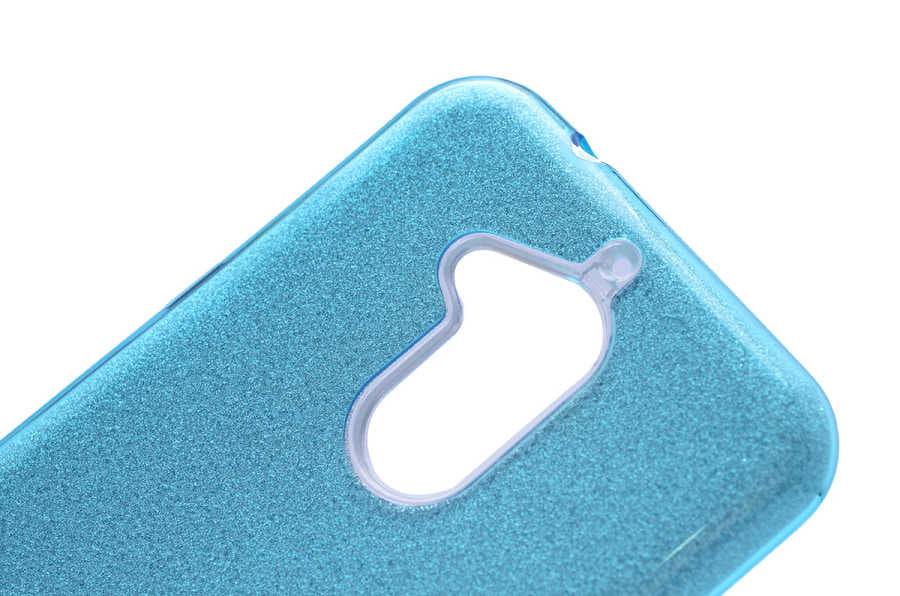 General Mobile 8 Kılıf Zore Shining Silikon Mavi