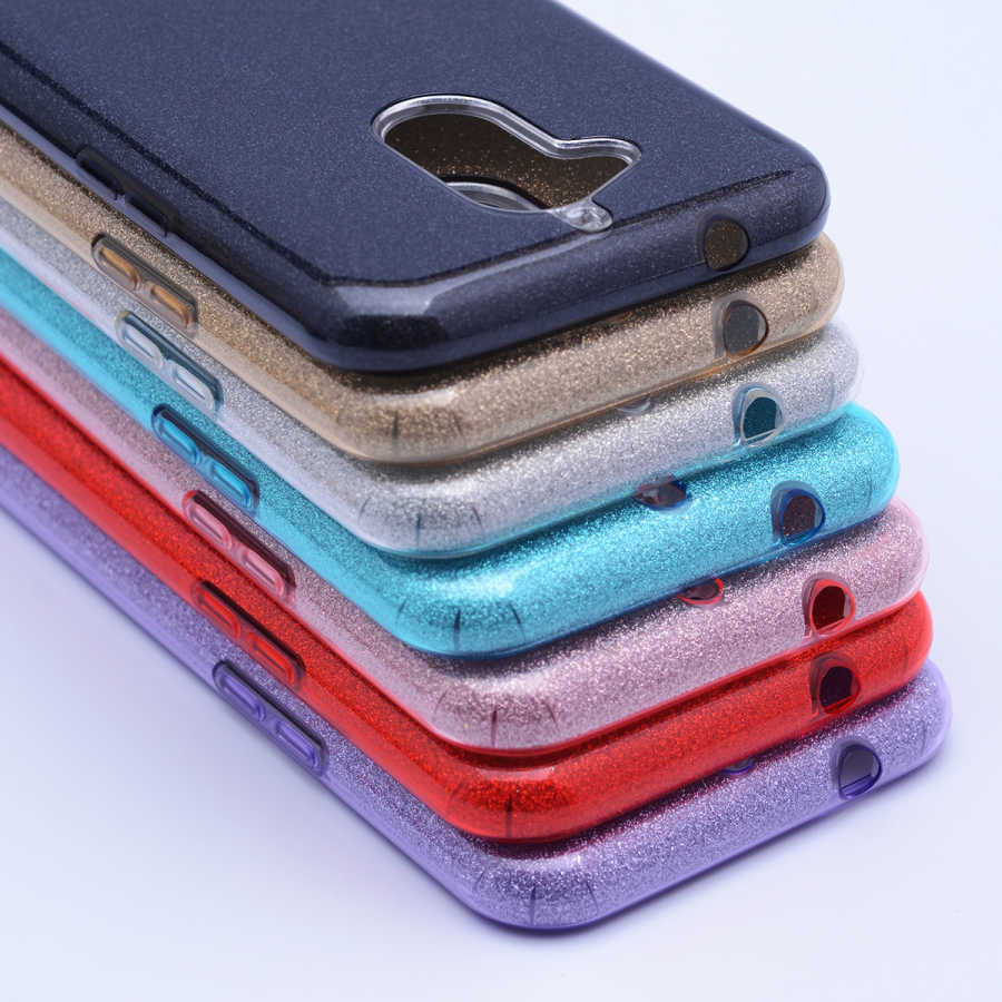 General Mobile 8 Kılıf Zore Shining Silikon Mavi